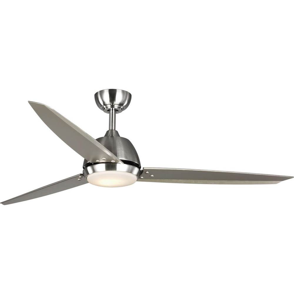Progress Lighting Oriole Collection 60'' Three-Blade Ceiling Fan with LED Light