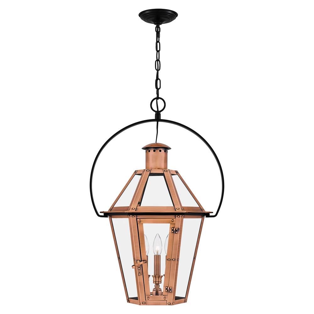 Quoizel Outdoor hanging 3 lights aged copper