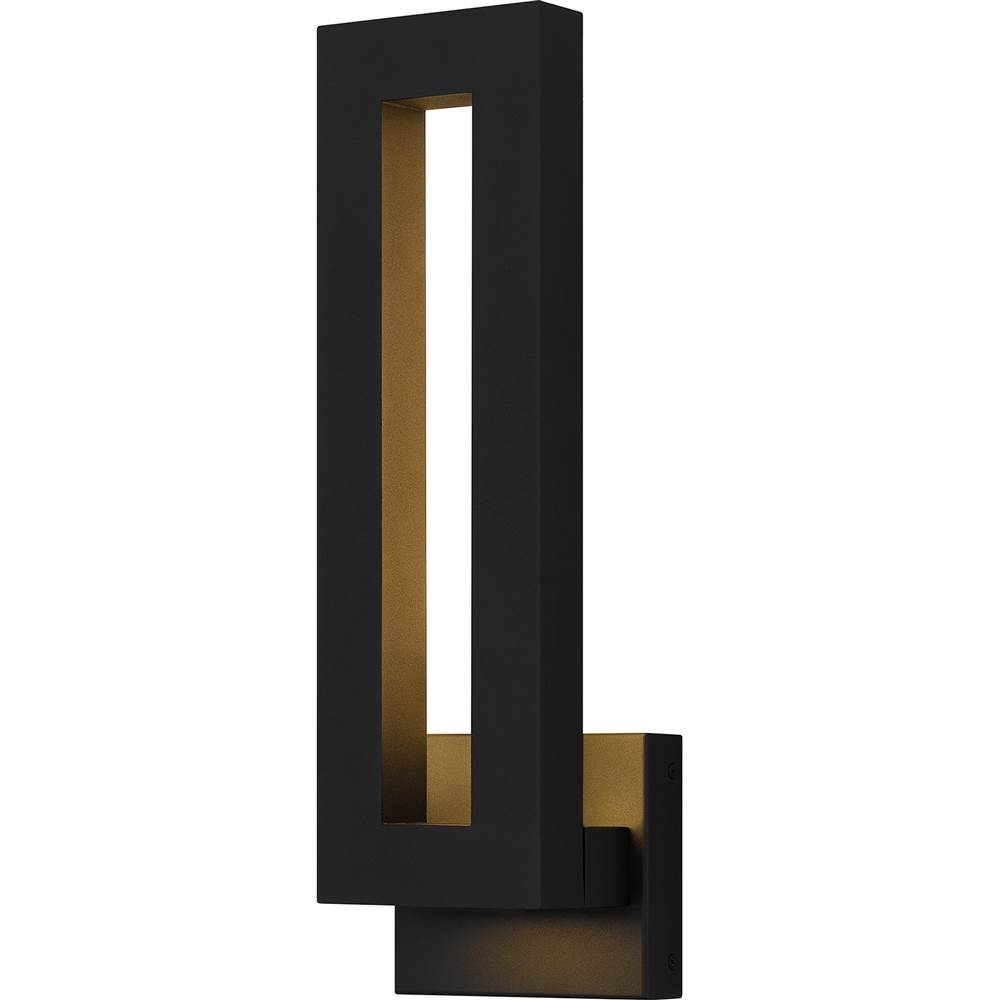 Quoizel Outdoor Wall Led Light Earth Black