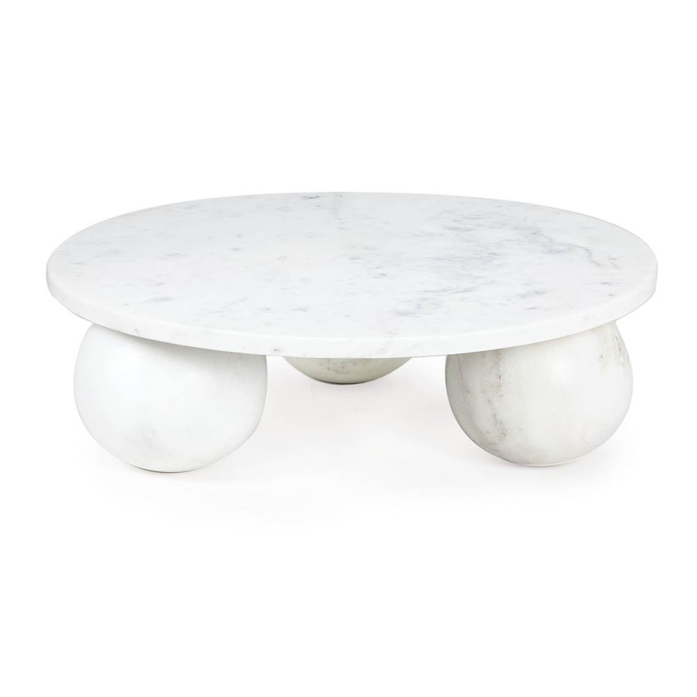 Regina Andrew Marlow Marble Plate Large (White)