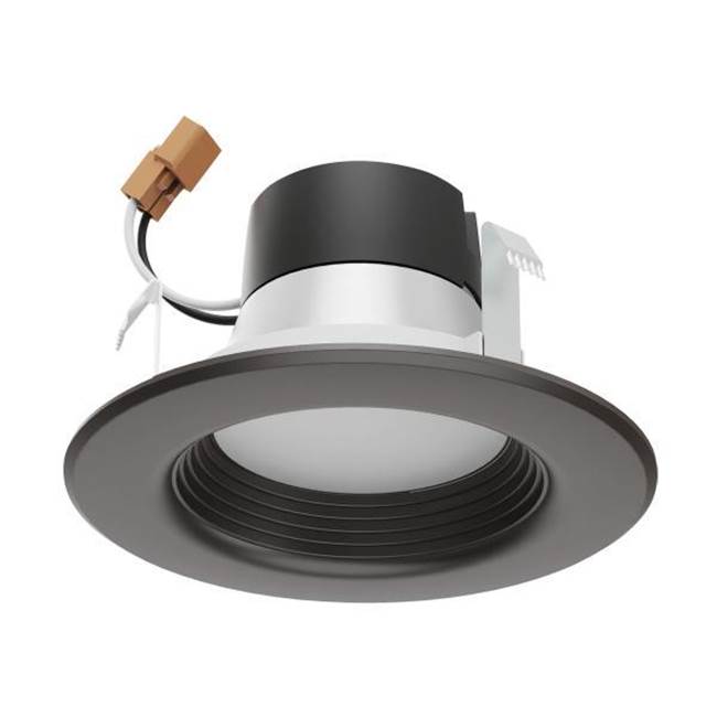 Satco 7 W LED Downlight Retrofit, 4'', CCT Selectable, 120 V, Dimmable, Bronze Finish