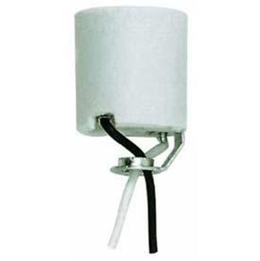 Satco Porcelain Socket with 1/8 IP Hic with 48''125d