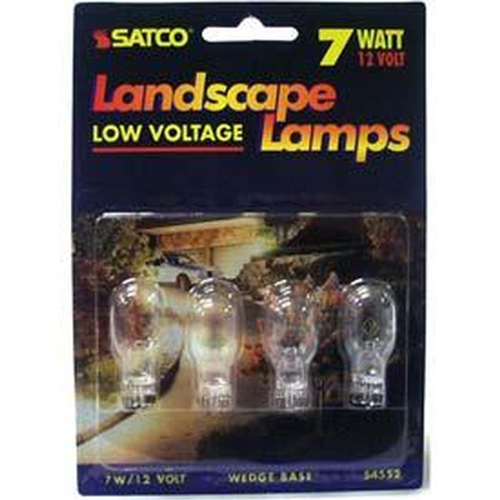 Satco 7W 4 PACK LANDSCAPE LAMP