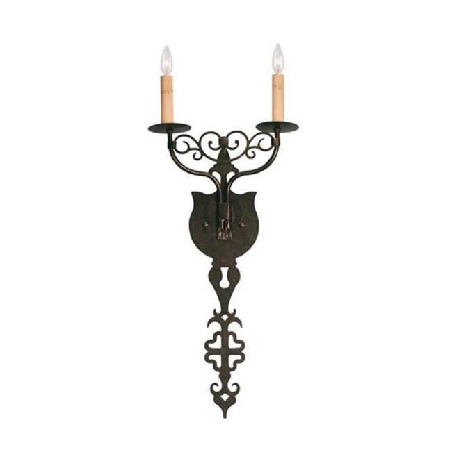 2nd Ave Designs 11'' Wide Merano 2 Light Wall Sconce
