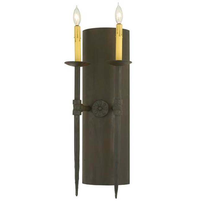2nd Ave Designs 9.5''W Warwick 2 LT Wall Sconce