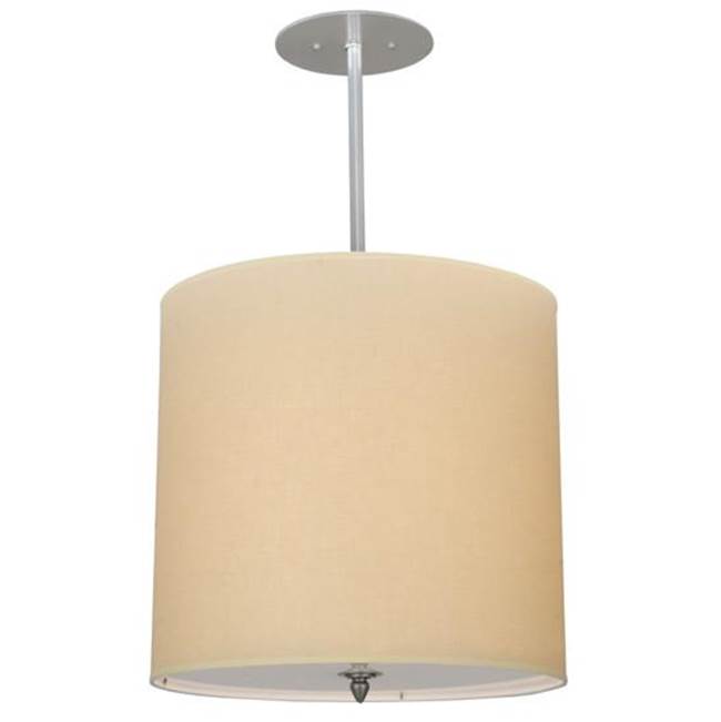 2nd Ave Designs 18''W Cilindro Beige Textrene Pendant