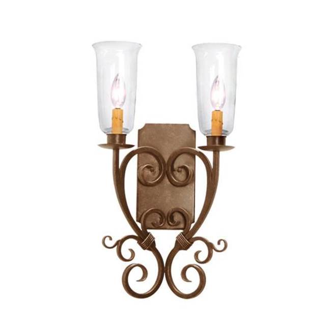 2nd Ave Designs 14'' Wide Thierry 2 Light Wall Sconce