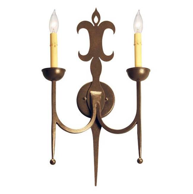 2nd Ave Designs 14'' Wide San Simone 2 Light Wall Sconce