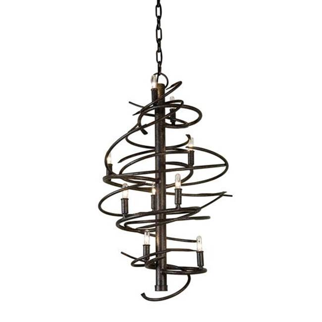 2nd Ave Designs 18'' Wide Cyclone 9 Light Chandelier