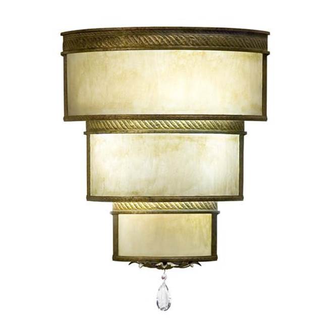 2nd Ave Designs 18'' Wide Rope Trimmed Cilindro Wall Sconce