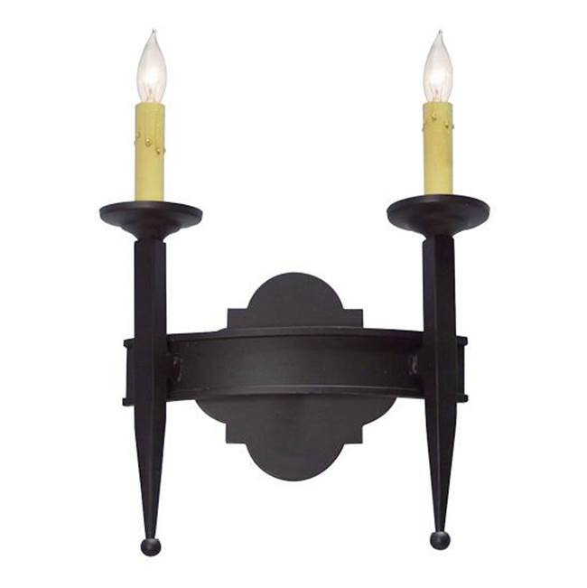 2nd Ave Designs 12'' Wide Fascia 2 Light Wall Sconce