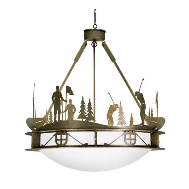 2nd Ave Designs 32'' Wide Fairway Inverted Pendant