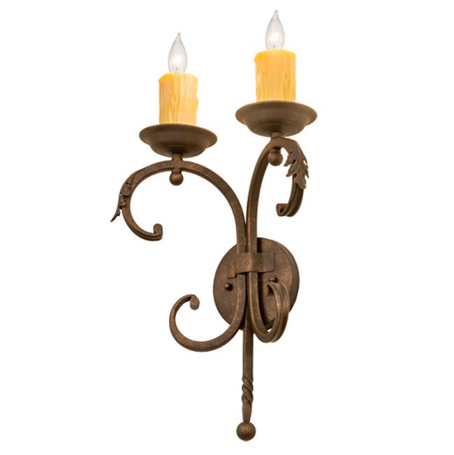 2nd Ave Designs 11''W Andorra 2 LT Wall Sconce