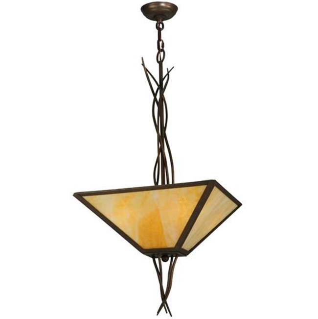 2nd Ave Designs 18''Sq Anala Inverted Pendant