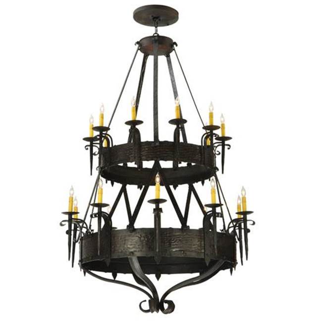 2nd Ave Designs 45''W Costello 20 LT Two Tier Chandelier