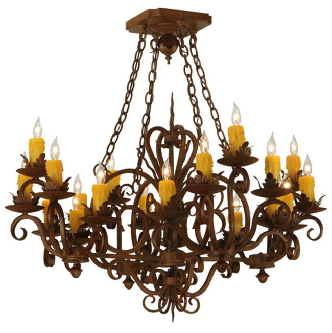 2nd Ave Designs 38'' Square Kimberly 20 Light Chandelier