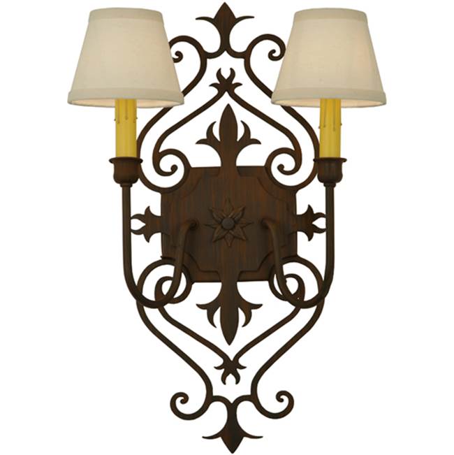 2nd Ave Designs 6''W Louisa Wall Sconce