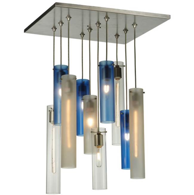 2nd Ave Designs 17''Sq Cilindro 10 LT Cascading Pendant