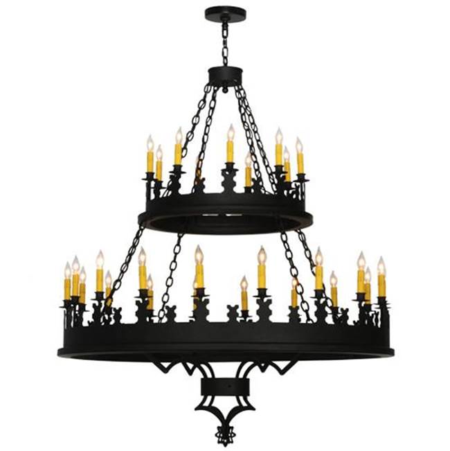 2nd Ave Designs 48'' Wide Asen 27 Light Two Tier Chandelier