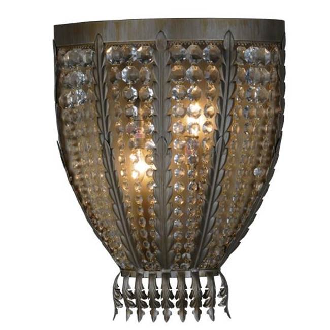 2nd Ave Designs 17''W Chrisanne Crystal Wall Sconce