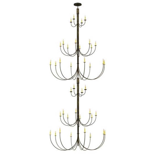 2nd Ave Designs 78'' Wide Cheal 40 Light Double Chandelier