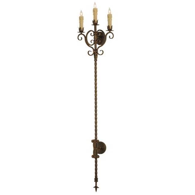 2nd Ave Designs 15.5''W Palmira 3 LT Wall Sconce