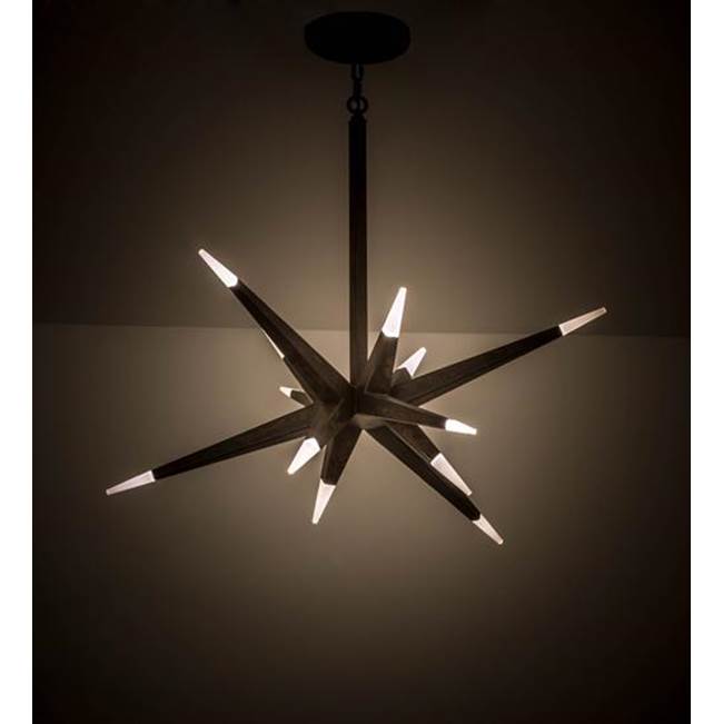 2nd Ave Designs 38''W Hickory Treasures 12 LT LED Pendant