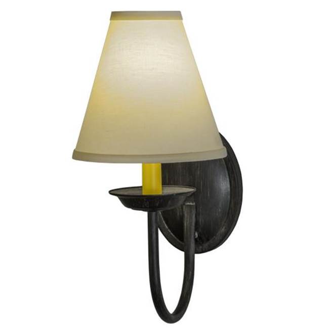 2nd Ave Designs 7''W Classic W/Fabric Shade Wall Sconce