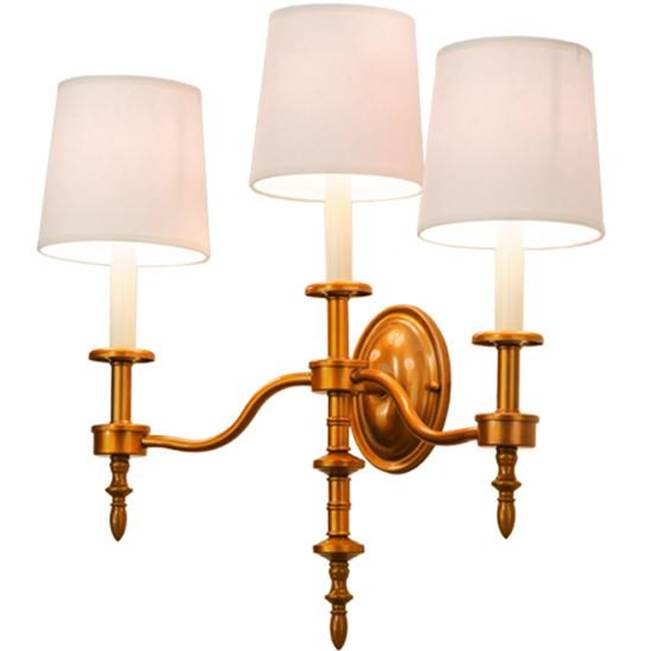 2nd Ave Designs 22''W Toby 3 LT Wall Sconce