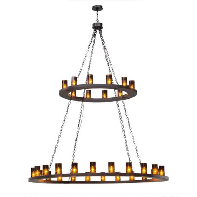 2nd Ave Designs 72''W Loxley 36 LT Two Tier Chandelier