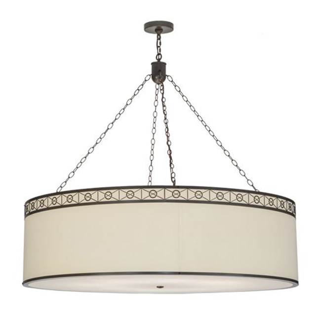 2nd Ave Designs 54''W Cilindro Circle X Textrene Pendant