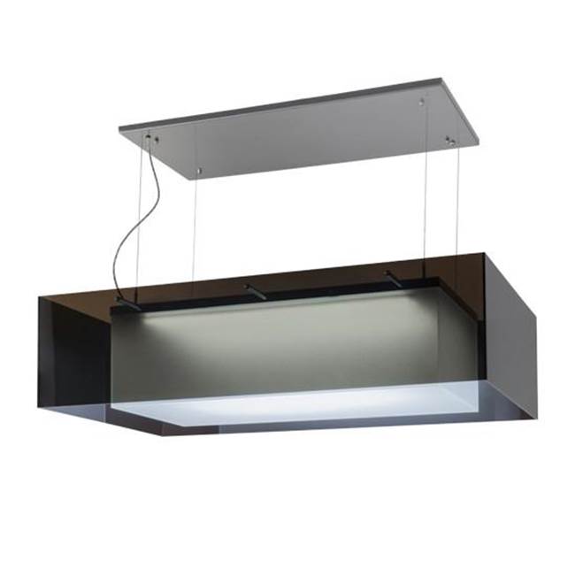 2nd Ave Designs 48''L Quadrato Shadow Box LED Oblong Pendant