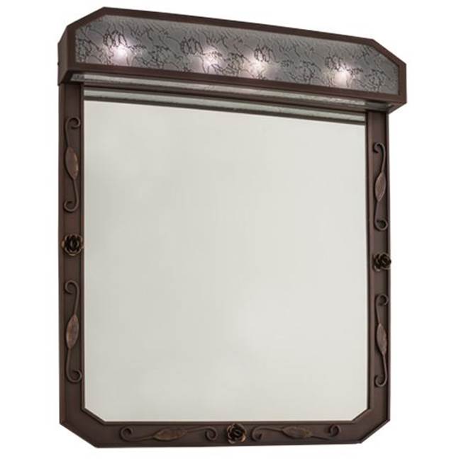 2nd Ave Designs 30''W Arabesque Lighted Vanity Mirror