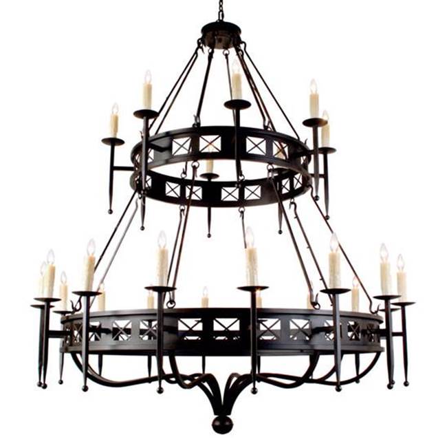 2nd Ave Designs 72'' Wide Gina 24 Light Two Tier Chandelier