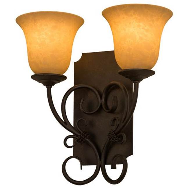 2nd Ave Designs 14''W Thierry 2 LT Wall Sconce
