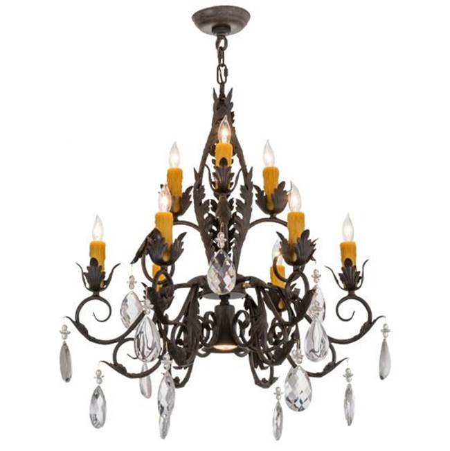 2nd Ave Designs 26''W New Country French 9 LT Chandelier