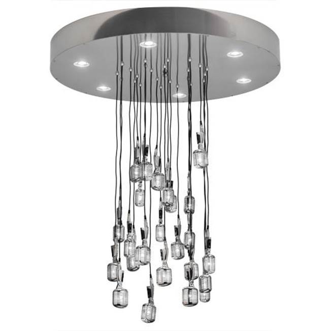 2nd Ave Designs 48''W Phonic 24 LT Cascading Pendant