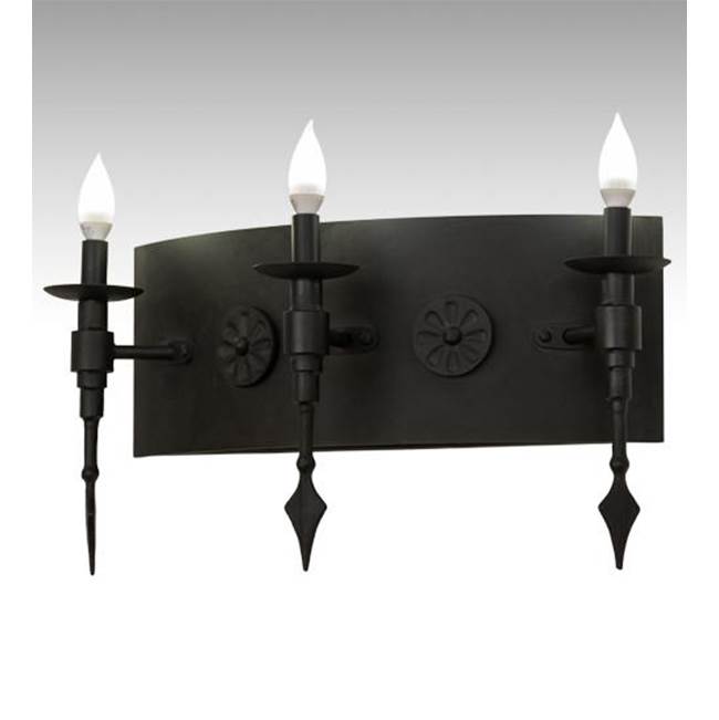 2nd Ave Designs 24''W Warwick 3 LT Wall Sconce