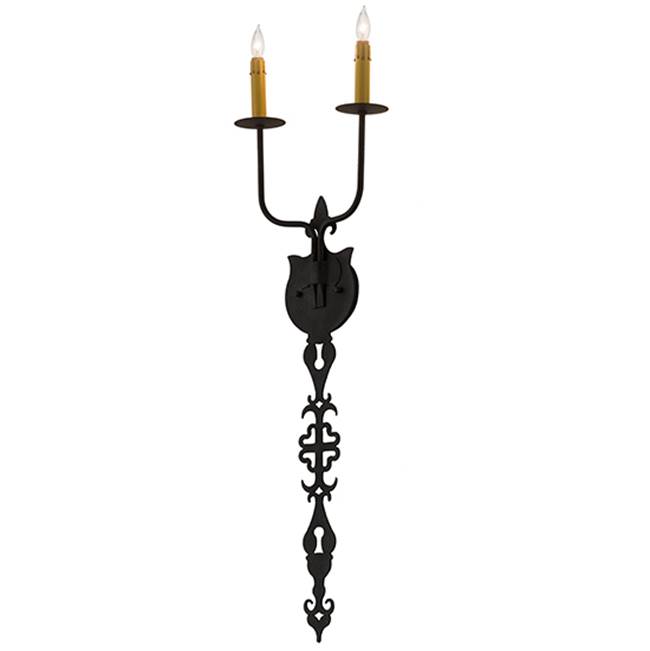 2nd Ave Designs 11''Wide Merano 2 Light Wall Sconce