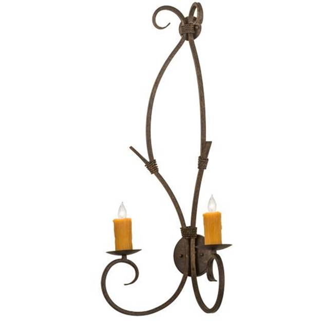 2nd Ave Designs 16'' Wide Sienna 2 Light Wall Sconce