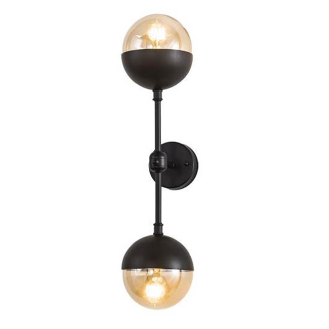 2nd Ave Designs 6'' Wide Bola Deux Wall Sconce