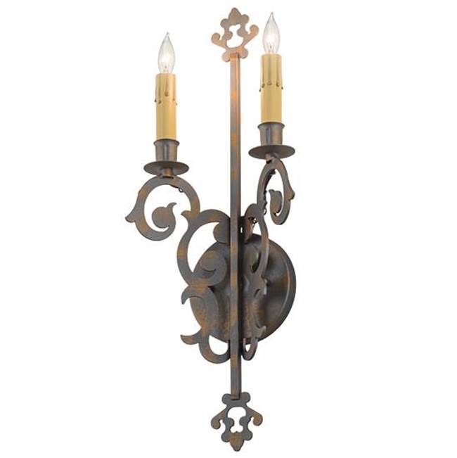2nd Ave Designs 8''W Aneila 2 LT Wall Sconce
