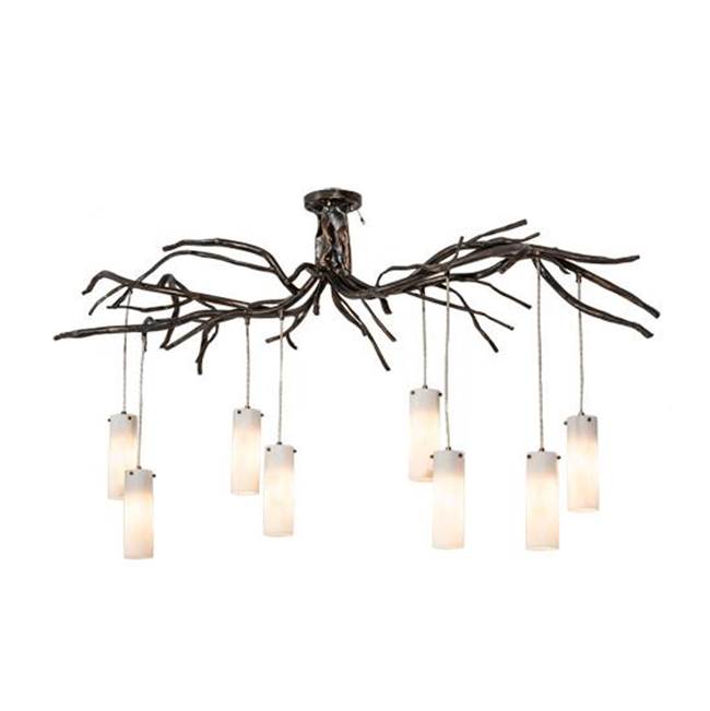 2nd Ave Designs 70'' Long Winter Solstice Cilindro 8 Light Chandelier