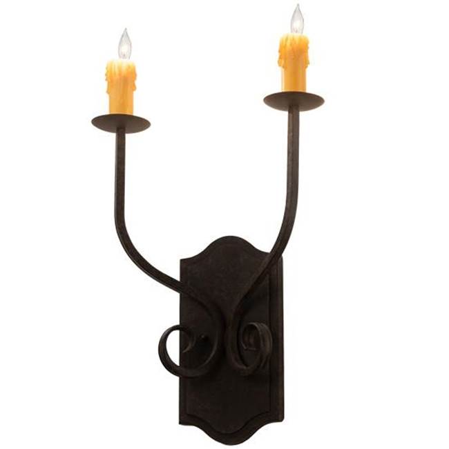 2nd Ave Designs 14'' Wide Samuel 2 Light Wall Sconce