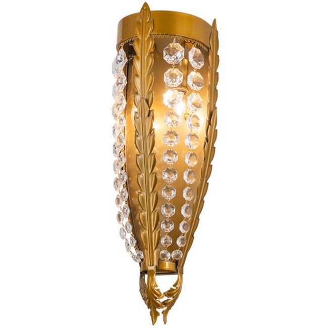 2nd Ave Designs 6'' Wide Chrisanne Crystal Wall Sconce