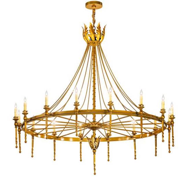 2nd Ave Designs 56'' Wide Amaury 16 Light Chandelier