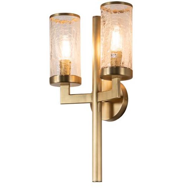 2nd Ave Designs 10'' Wide Cilindro Ashcroft 2 Light Wall Sconce