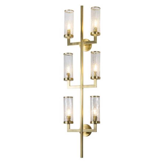 2nd Ave Designs 13'' Wide Cilindro Ashcroft 6 Light Wall Sconce