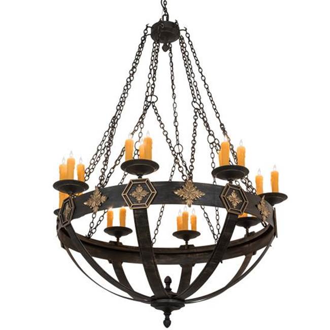 2nd Ave Designs 60'' Wide Neapolis 24 Light Chandelier