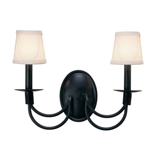 2nd Ave Designs 16'' Wide Bell 2 Light Wall Sconce